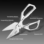 Forbici da cucina MegaSharp 🍖 – Il tuo potente aiutante in cucina!