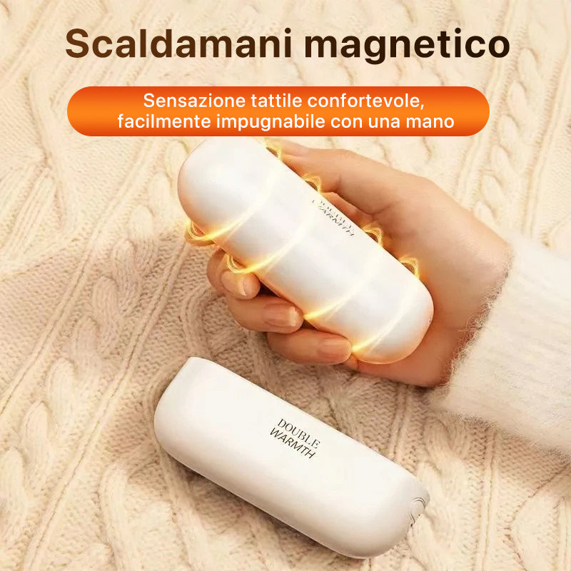 🔥 Mini scaldamani magnetico ✨ | Design separabile con riscaldamento al grafene – caldo in modo rapido e sicuro!
