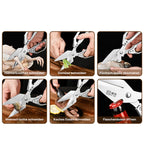 Forbici da cucina MegaSharp 🍖 – Il tuo potente aiutante in cucina!