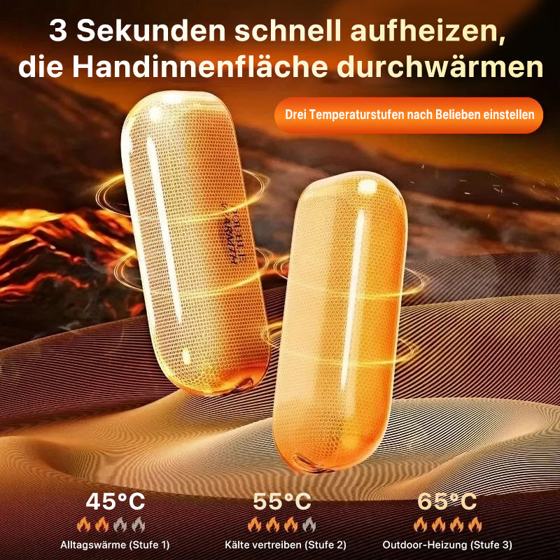 🔥 Mini scaldamani magnetico ✨ | Design diviso con riscaldamento al grafene: riscalda in modo rapido e sicuro!