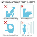 👍Cura della salute✅Copriwater monouso in plastica biodegradabile