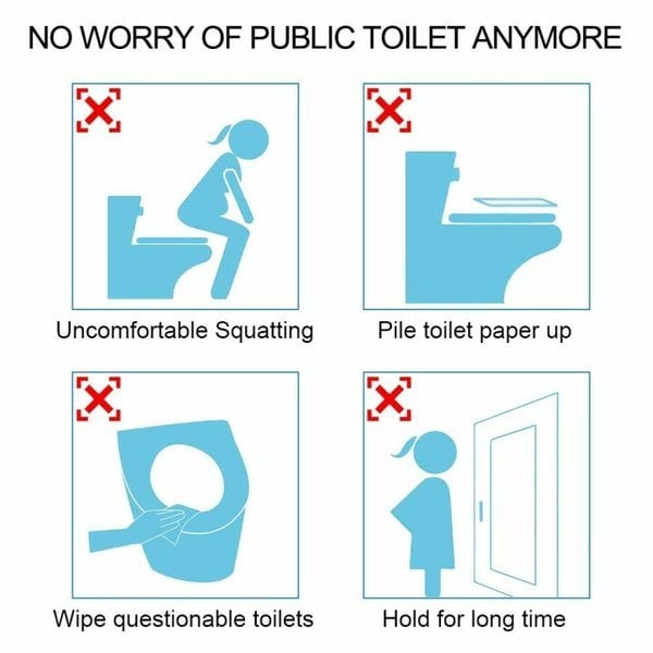 👍Cura della salute✅Copriwater monouso in plastica biodegradabile