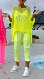 🚚Thuisbezorgd gratis✨🌸Tuta da donna con stampa di lettere e jasje casual con grembiule holle