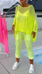 🚚Thuisbezorgd gratis✨🌸Tuta da donna con stampa di lettere e jasje casual con grembiule holle