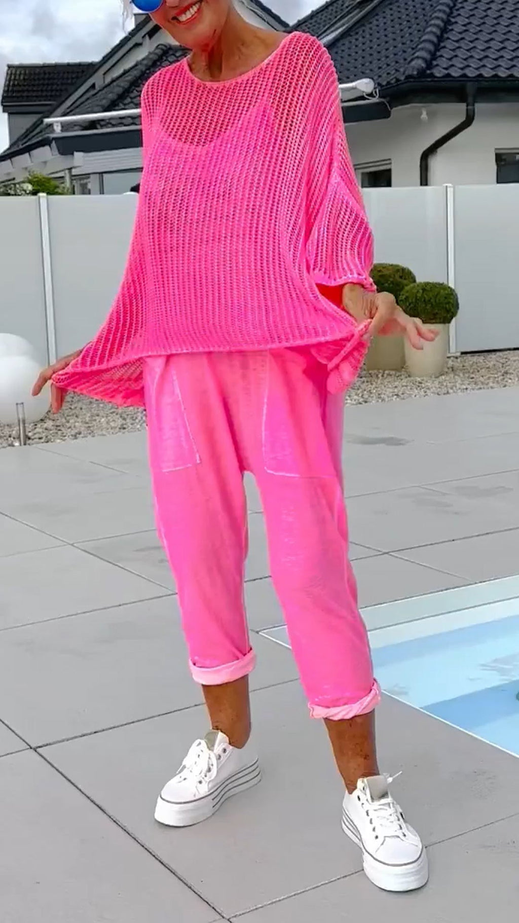 🚚Thuisbezorgd gratis✨🌸Tuta da donna con stampa di lettere e jasje casual con grembiule holle