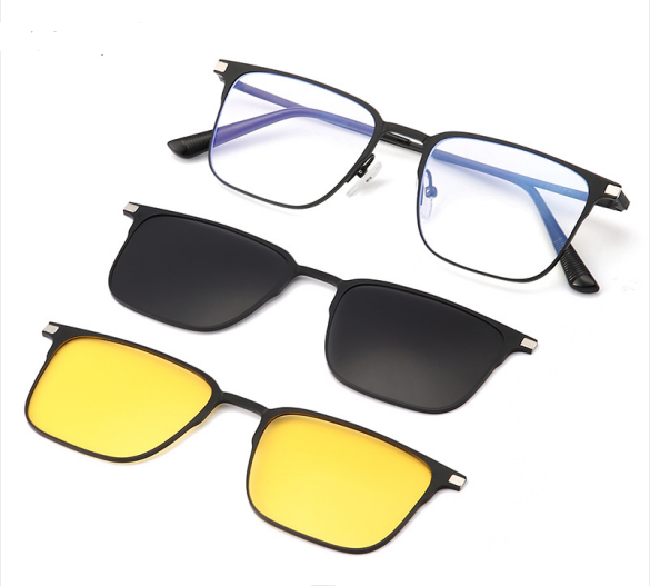 Occhiali da sole 3 in 1 con lenti polarizzanti magnetiche 