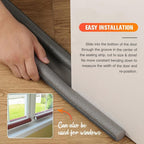 Afdichting onderkant deur - protetto dal vento e dalla voce, dall'onda e dal rumore.