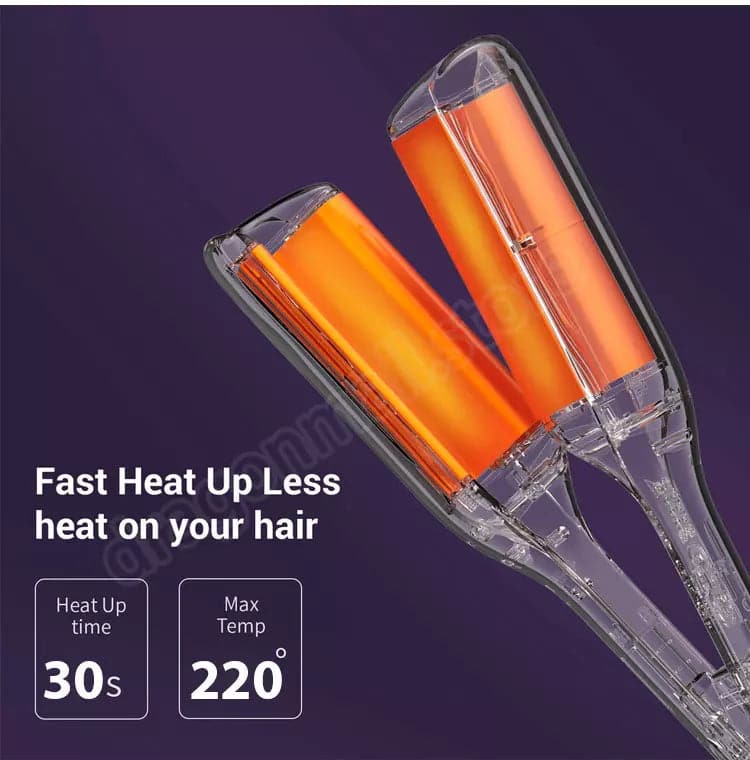 🔥 Krultang riscaldato dal tipo W💖