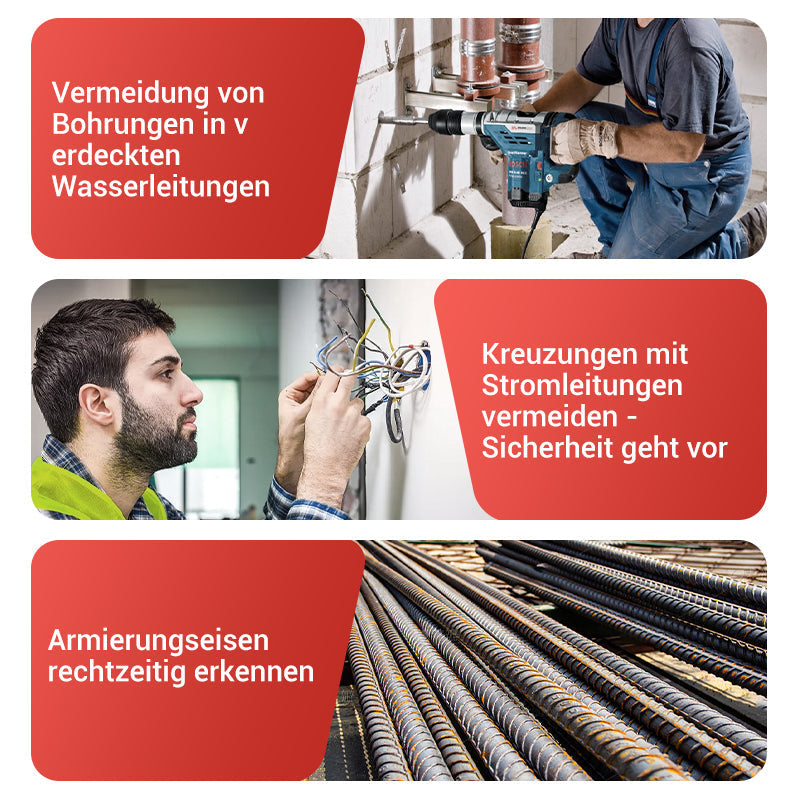 💥Sconto del 50% a tempo limitato🔥Rilevatore di metalli e pareti portatile multifunzionale 