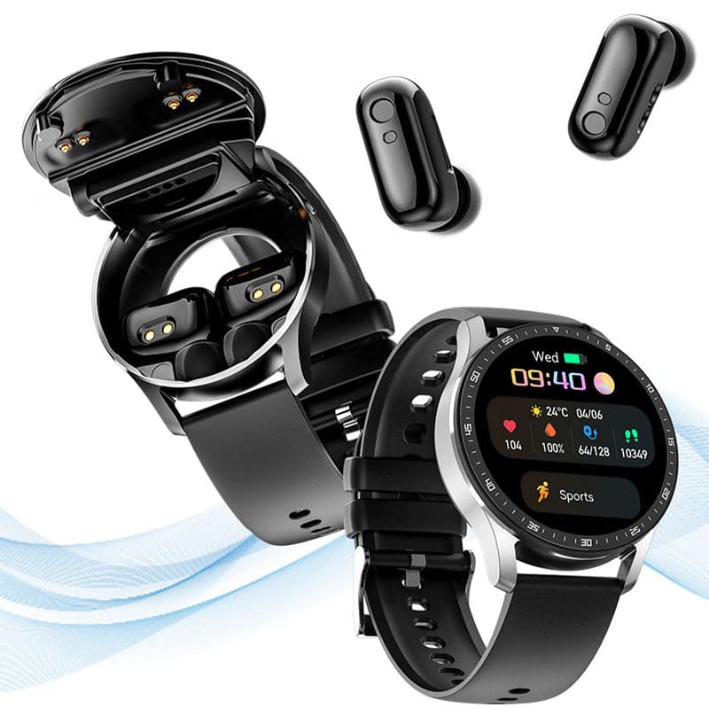 (Spedizione gratuita) Smartwatch 2 in 1 con accessori (per iPhone e Android)