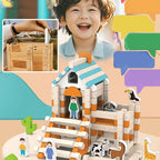 Blocchi di Costruzione in Legno Educativi