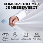 Camicia elasticizzata Kreukvrij da uomo 