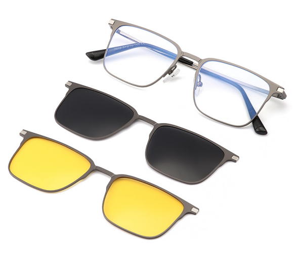 Occhiali da sole 3 in 1 con lenti polarizzanti magnetiche 