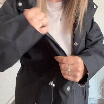 Giacche casual Effen, cappotti impermeabili e antivento, giacche a vento Gevoerde con cappuccio