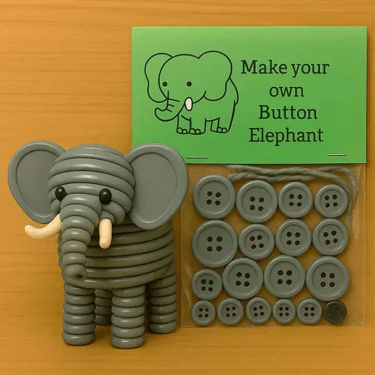 ⏰ Promozione dell'ultimo giorno: 50% DI SCONTO ✨ Decorazioni animali con bottoni da fare soi-même 