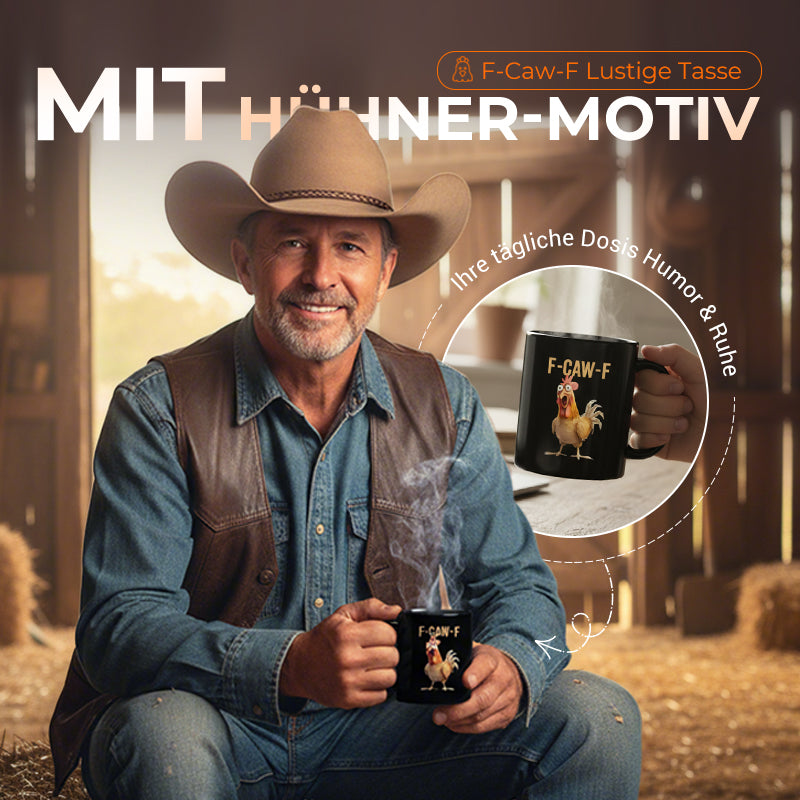 ⏳ULTIMO GIORNO DI SALDI - 50% DI SCONTO!! Tazza divertente con pollo F-Caw-F 