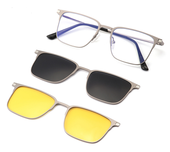 Occhiali da sole 3 in 1 con lenti polarizzanti magnetiche 