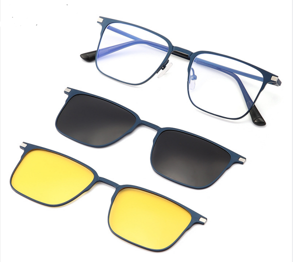 Occhiali da sole 3 in 1 con lenti polarizzanti magnetiche 