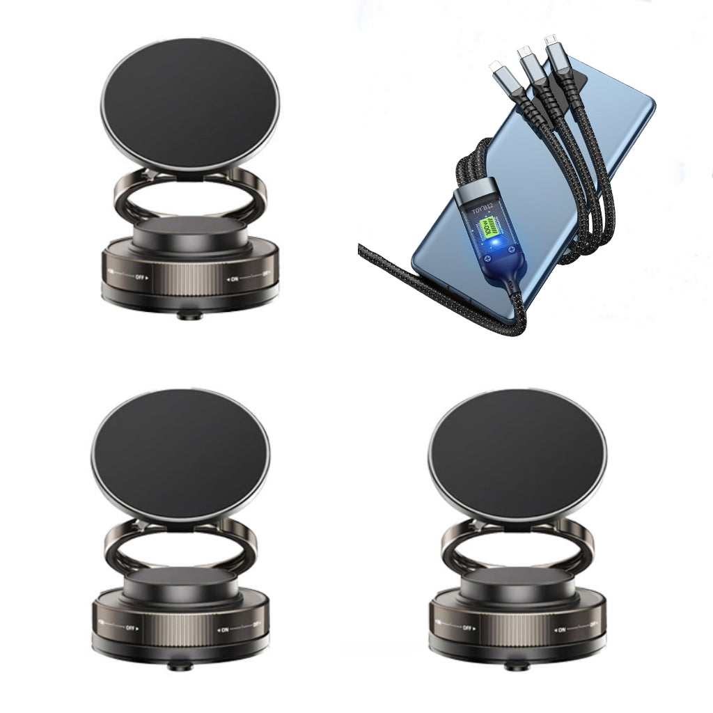 Supporto magnetico per telefono regolabile a 360° con accesso