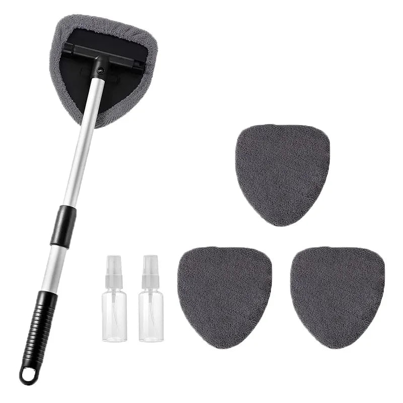 Set per la pulizia dei vetri auto – estensibile e girevole a 180°
