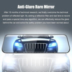 Registratore Rijden per auto con doppio obiettivo HD 