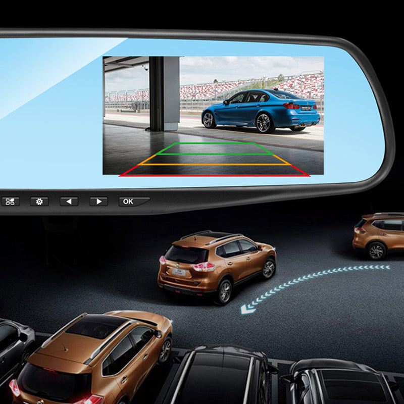 Registratore Rijden per auto con doppio obiettivo HD 