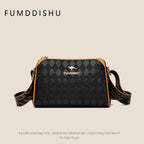 [Il miglior regalo per i capelli] Borse alla moda con motivo a rombi, grande capacità, 3 strati, borse a tracolla