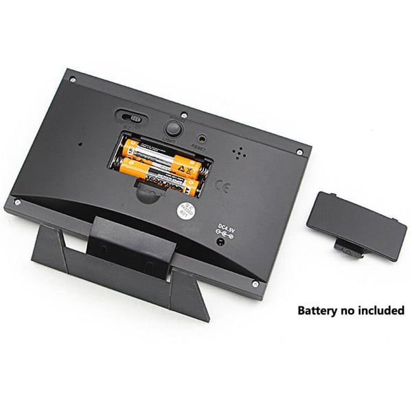 Monitor digitale della temperatura a LED Weersverwachting Sveglia con pannello LED 