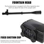 Fonteinpomp con illuminazione a LED colorata 