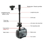 Fonteinpomp con illuminazione a LED colorata 