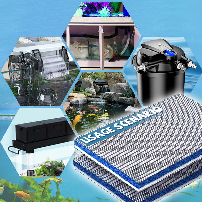 🎉Verkoop van de week 🎉Professioneel 8D protezione del filtro dell'acquario ad alta densità🐠