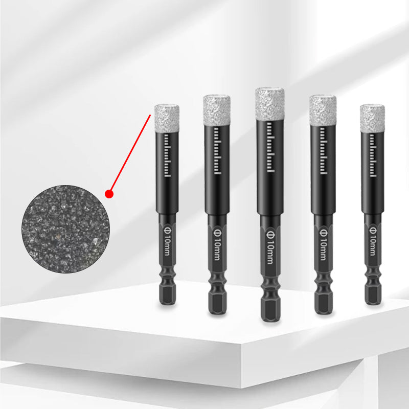 🌸Saldi autunnali🌸SCONTO del 45% a tempo limitato💕Punta da trapano con gambo esagonale per marmo/piastrelle/pietra🛠️