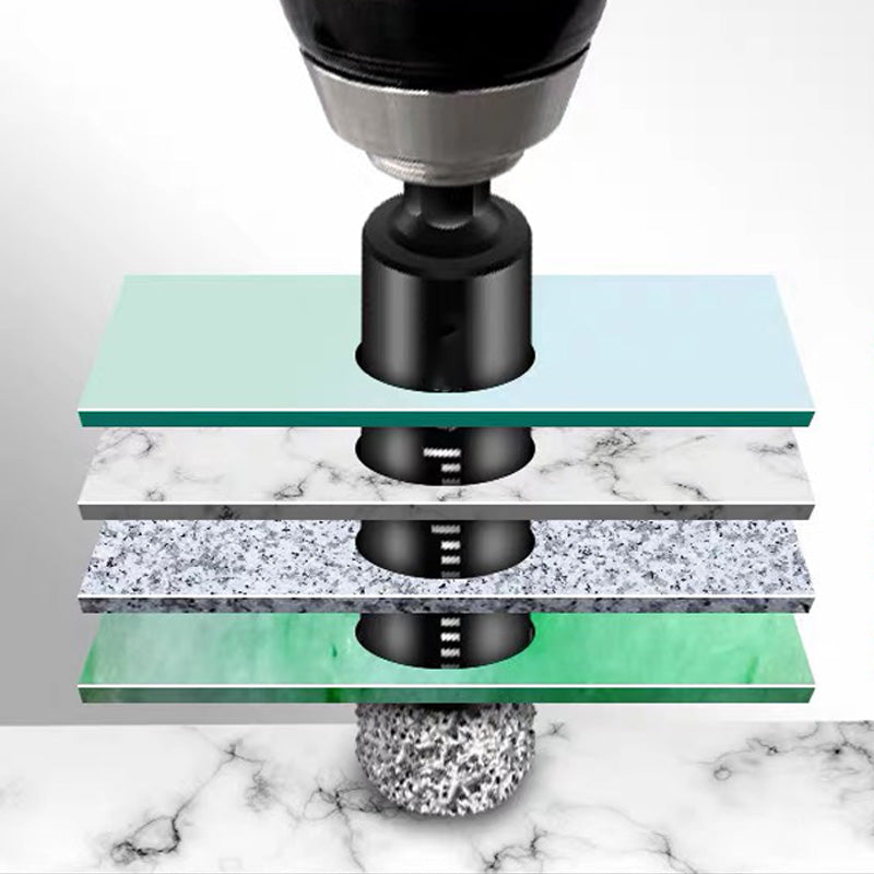 🌸Saldi autunnali🌸SCONTO del 45% a tempo limitato💕Punta da trapano con gambo esagonale per marmo/piastrelle/pietra🛠️