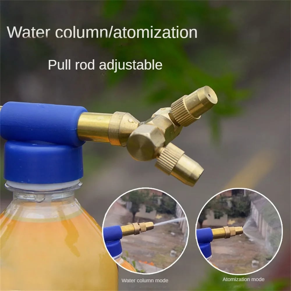 Saldi del Black Friday 🔥Pistola a spruzzo universale a pressione d'aria con asta in rame a doppia testa, per innaffiare i fiori, disinfettare, ecc. 