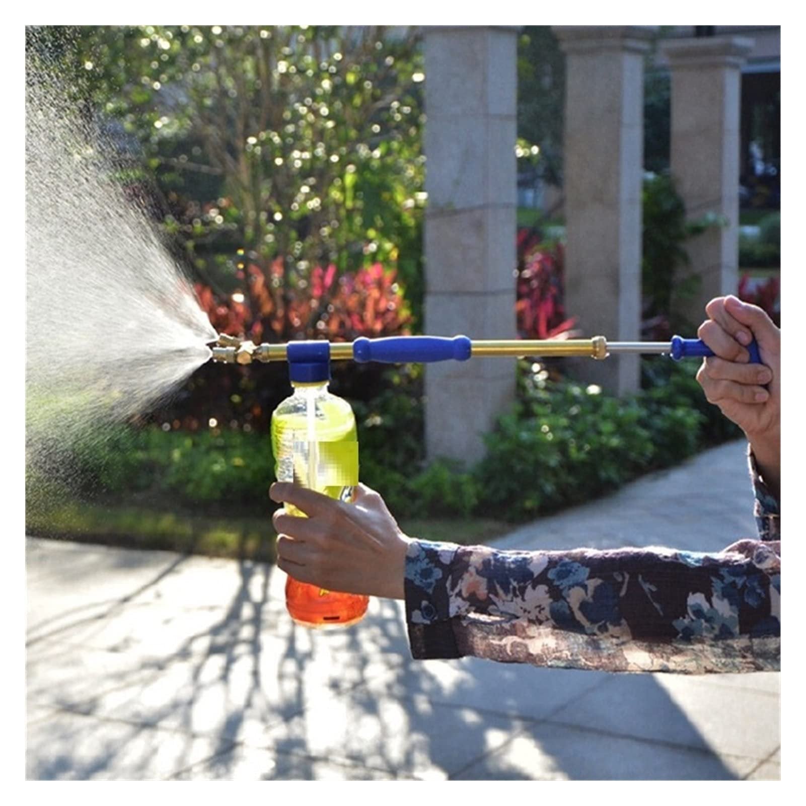 Saldi del Black Friday 🔥Pistola a spruzzo universale a pressione d'aria con asta in rame a doppia testa, per innaffiare i fiori, disinfettare, ecc. 