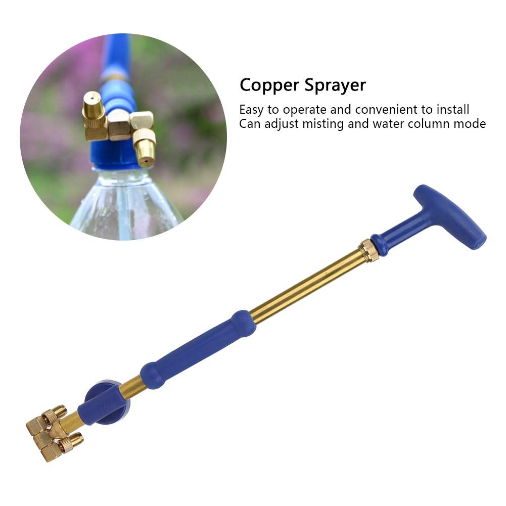 Saldi del Black Friday 🔥Pistola a spruzzo universale a pressione d'aria con asta in rame a doppia testa, per innaffiare i fiori, disinfettare, ecc. 