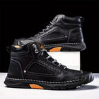 Piatto elegante cucito a mano Zool Herenlaarzen