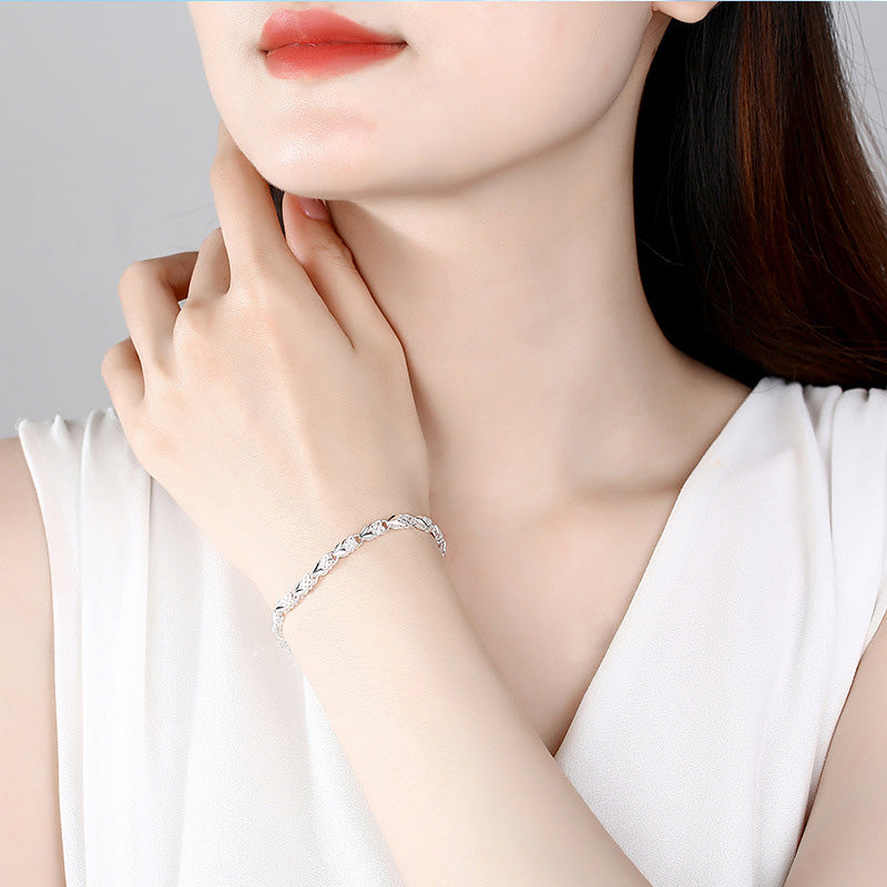 ✨Elegante bracciale schiava scintillante🍀