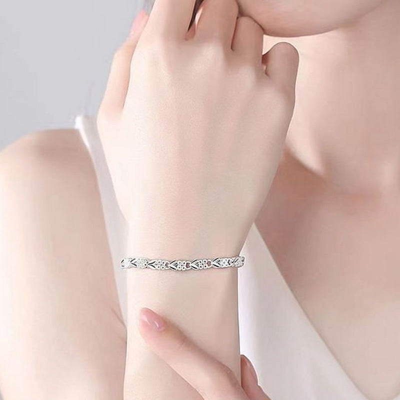 ✨Elegante bracciale schiava scintillante🍀