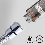 Soffione doccia ad alta pressione con filtro e funzione di purificazione dell'acqua