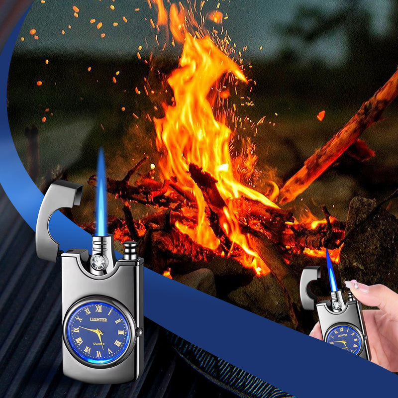 Wijzerplaat Opblaasbare Windproof Metalen Aansteker