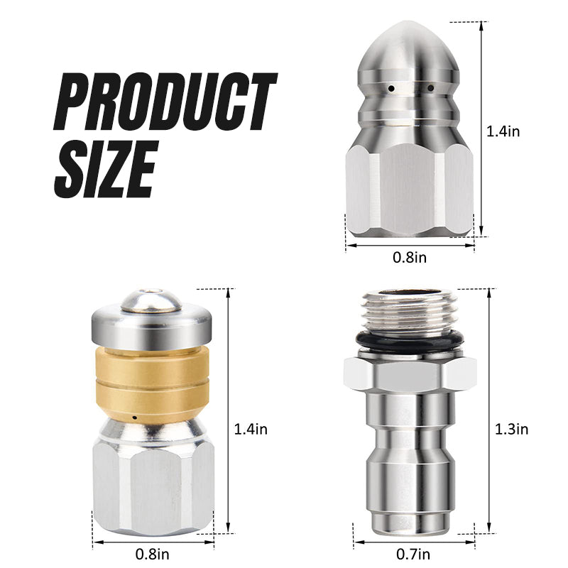 🔥2025 nieuwe hete verkoop🔥Roterende Hogedrukrioolreinigingspijp