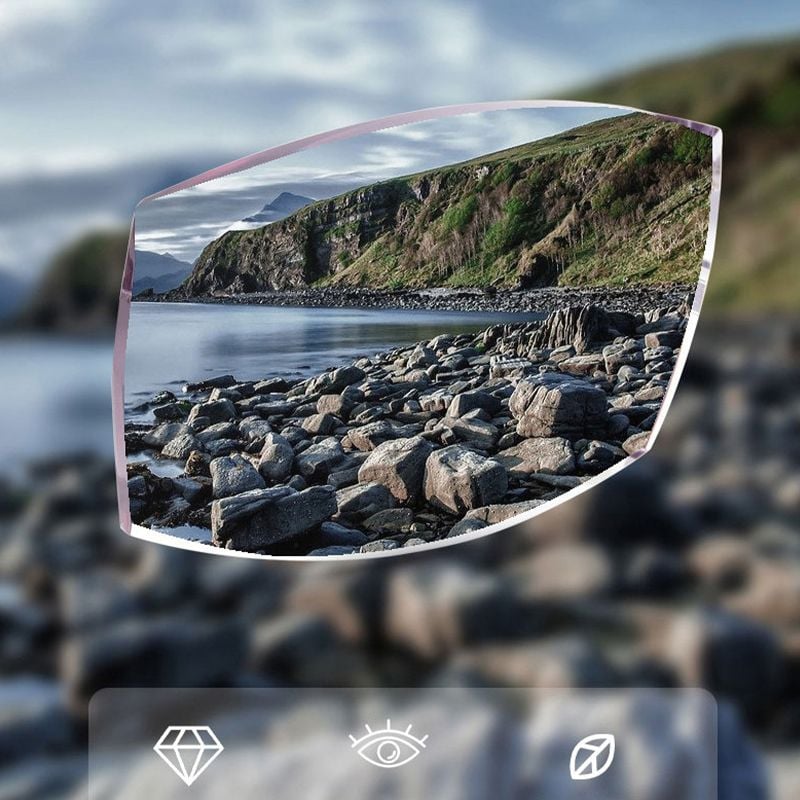 Eleganti occhiali da sole anti-luce blu senza filo