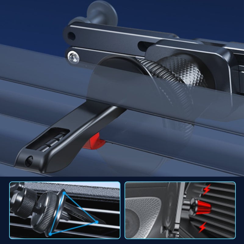 Disponibile supporto per telefono da auto estraibile per aperture di ventilazione 