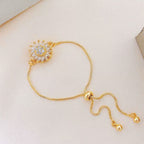 Bracciale Fijne en Modieuze Zonnebloem