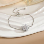 Bracciale Fijne en Modieuze Zonnebloem