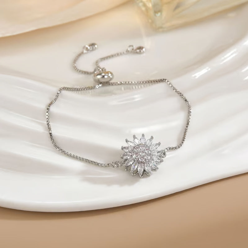 Bracciale Fijne en Modieuze Zonnebloem