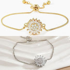 Bracciale Fijne en Modieuze Zonnebloem