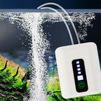 Pompa d'aria per acquario portatile e caricabile