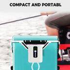 Pompa d'aria per acquario portatile e caricabile